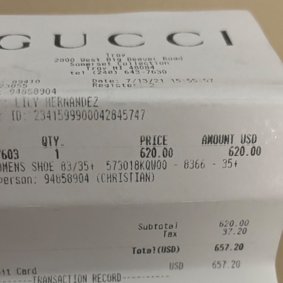 Gucci Platform Slides - Picture 7 of 7